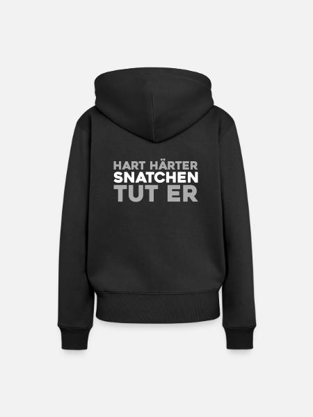 Gewichtheben Gewichtheber - Frauen Premium Bio Hoodie - Schwarz