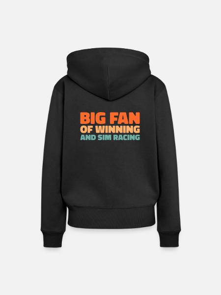 Sim Racing - Frauen Premium Bio Hoodie - Schwarz