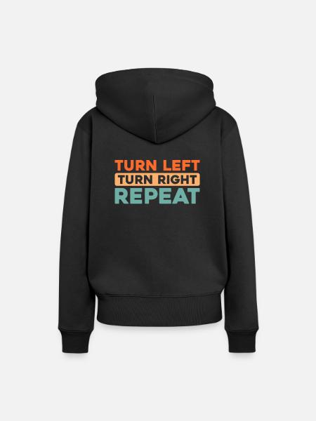 Sim Racing - Frauen Premium Bio Hoodie - Schwarz