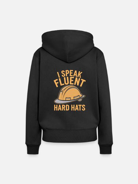Bauingenieur - Frauen Premium Bio Hoodie - Schwarz