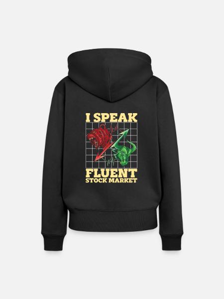 Makler - Frauen Premium Bio Hoodie - Schwarz