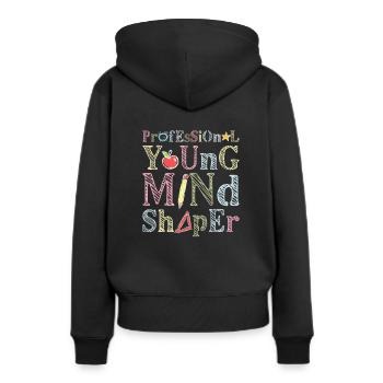 Grundschullehrer - Frauen Premium Bio Hoodie - Schwarz - Hinten - Julia (174cm)