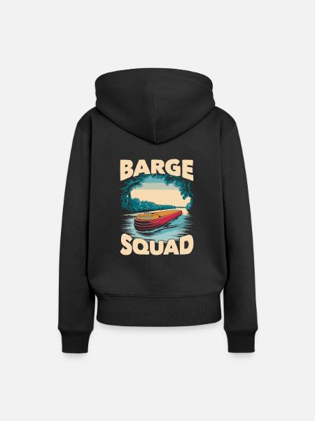 Binnenschiffer Kader - Frauen Premium Bio Hoodie - Schwarz