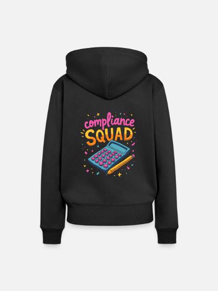 Wirtschaftsprüfer Kader - Frauen Premium Bio Hoodie - Schwarz