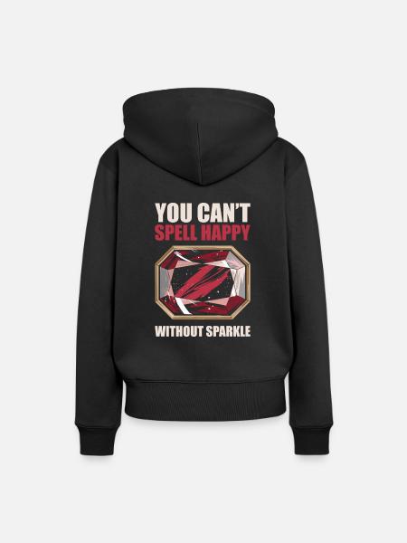 Edelsteine - Frauen Premium Bio Hoodie - Schwarz