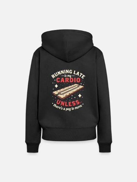 Cribbage - Frauen Premium Bio Hoodie - Schwarz