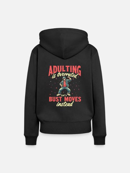 Hip Hop Tanz - Frauen Premium Bio Hoodie - Schwarz