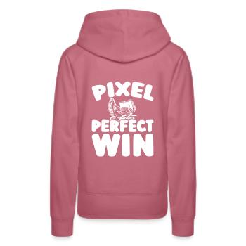 Sim Racing - Sweat à capuche Premium bio Femme - mauve - Dos - Isabella (175cm)