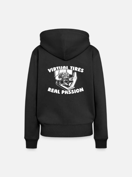 Sim Racing - Frauen Premium Bio Hoodie - Schwarz