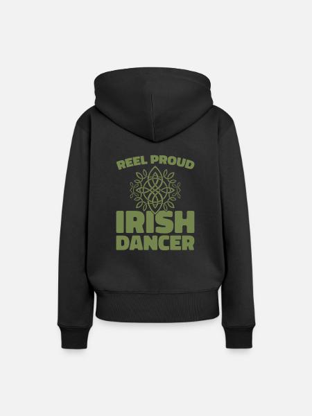 Irish Dance Irischer Tanz - Frauen Premium Bio Hoodie - Schwarz