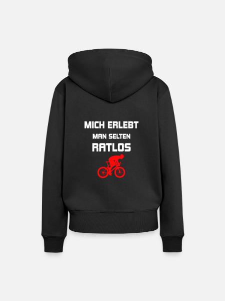 Fahrrad - Frauen Premium Bio Hoodie - Schwarz