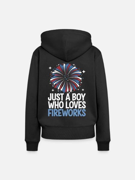 Pyrotechniker Feuerwerk Pyrotechnik - Frauen Premium Bio Hoodie - Schwarz