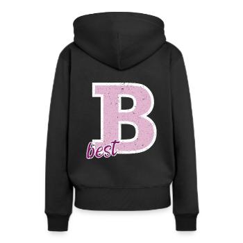 Best friends forever 3 best friends gift - Women’s Premium Organic Hoodie - black - Back - Julia (174cm)