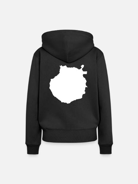 Gran Canaria - Frauen Premium Bio Hoodie - Schwarz