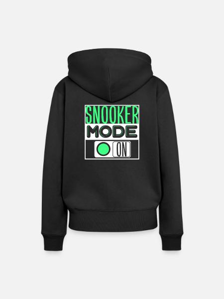 Snooker Billard - Frauen Premium Bio Hoodie - Schwarz