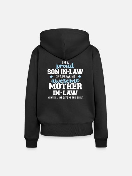 Schwiegersohn - Frauen Premium Bio Hoodie - Schwarz