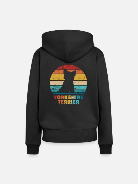 Yorkshire - Frauen Premium Bio Hoodie - Schwarz