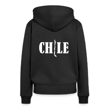 Chili - Sweat à capuche Premium bio Femme - noir - Dos - Julia (174cm)