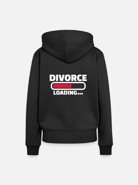 Scheidung - Frauen Premium Bio Hoodie - Schwarz
