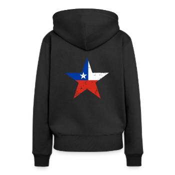 Chili - Sweat à capuche Premium bio Femme - noir - Dos - Julia (174cm)