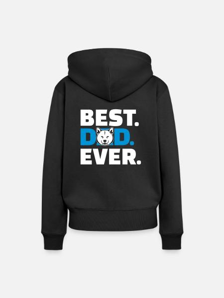 Akita - Frauen Premium Bio Hoodie - Schwarz