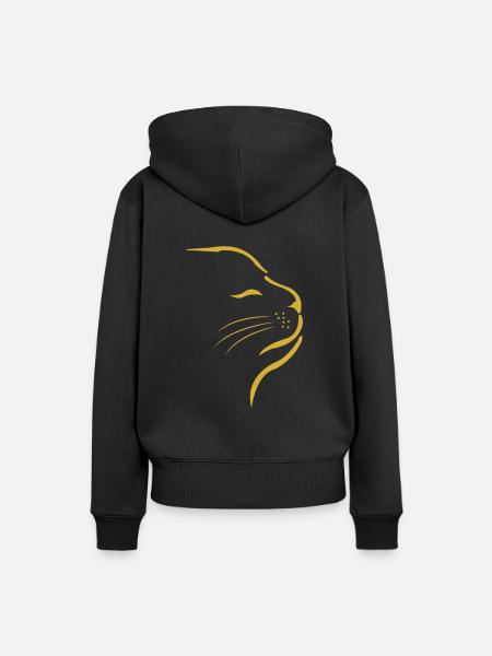 Chat Chat Chat - Sweat à capuche Premium bio Femme - noir