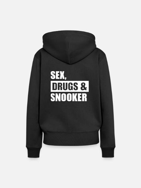 Snooker - Frauen Premium Bio Hoodie - Schwarz