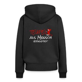 Déguisement Déguisement Carnaval Carnaval Halloween - Sweat à capuche Premium bio Femme - noir - Dos - Julia (174cm)