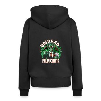 Horrorfilm-fan Zombie-horror Klassischer - Frauen Premium Bio Hoodie - Schwarz - Hinten - Julia (174cm)