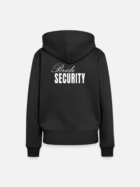 Bride Security - Frauen Premium Bio Hoodie - Schwarz