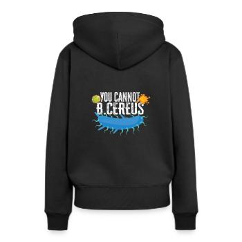 Microbiologist Microbiology Lab Staph Biology - Frauen Premium Bio Hoodie - Schwarz - Hinten - Julia (174cm)