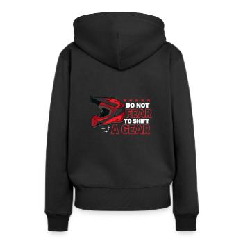 Dirt Bike Dirt Bike Reiten Motocross Dirt Biken - Frauen Premium Bio Hoodie - Schwarz - Hinten - Julia (174cm)