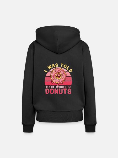 Donut Doughnut Baking Cake Baker - Frauen Premium Bio Hoodie - Schwarz