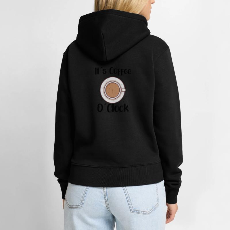 Coffee Lover Caffeine Molecule Java Latte Espresso Women’s Premium Organic Hoodie