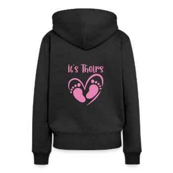 Surrogate Surrogacy Gestational Surrogate Mom - Frauen Premium Bio Hoodie - Schwarz - Hinten - Julia (174cm)