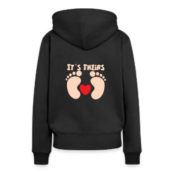 Surrogate Surrogacy Gestational Surrogate Mom - Frauen Premium Bio Hoodie - Schwarz - Hinten - Julia (174cm)
