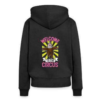 Circus Arts Circus Artists Event Staff - Women’s Premium Organic Hoodie - black - Back - Julia (174cm)