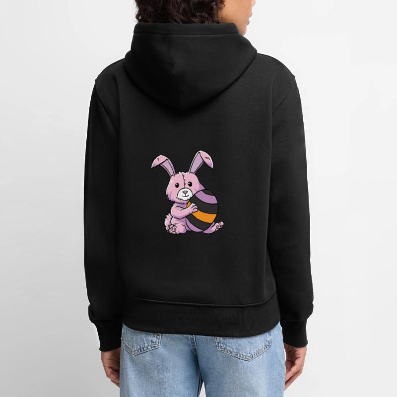 Gothic Rabbit Gothic Rabbit Gothic Easter Emo Goth Women’s Premium Organic Hoodie