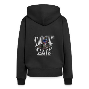 Dirt Bike Dirt Bike Riding Motocross Dirt Biking - Sweat à capuche Premium bio Femme - noir - Dos - Julia (174cm)