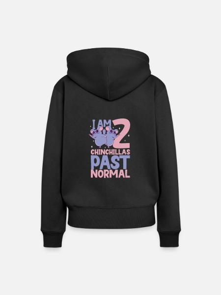 Chinchilla Liebhaber Geschenk Geschenkidee - Frauen Premium Bio Hoodie - Schwarz
