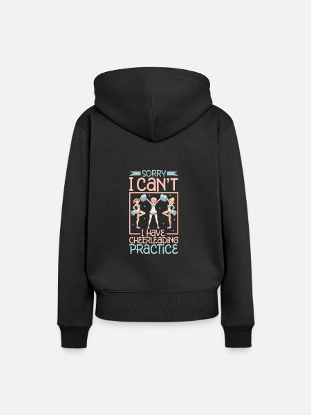 Cheerleader Cheerleader-outfit - Frauen Premium Bio Hoodie - Schwarz