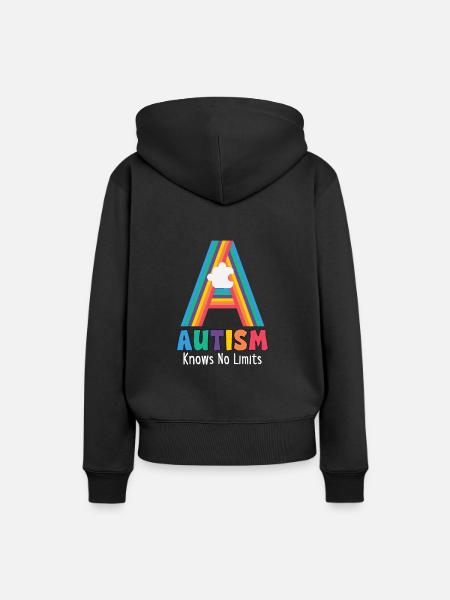 Autismus-bewusstsein Autismus-krankheit - Frauen Premium Bio Hoodie - Schwarz