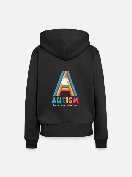 Autismus-bewusstsein Autismus-krankheit - Frauen Premium Bio Hoodie - Schwarz
