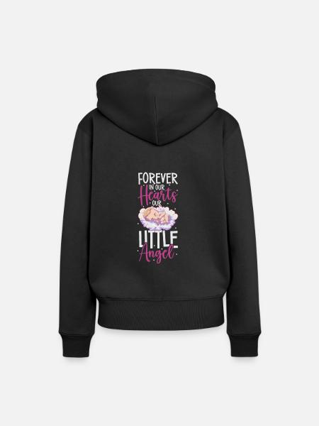 Säuglingsverlust, Fehlgeburt, Bewusstsein, - Frauen Premium Bio Hoodie - Schwarz