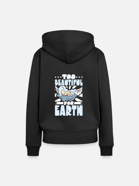 Säuglingsverlust, Fehlgeburt, Bewusstsein, - Frauen Premium Bio Hoodie - Schwarz