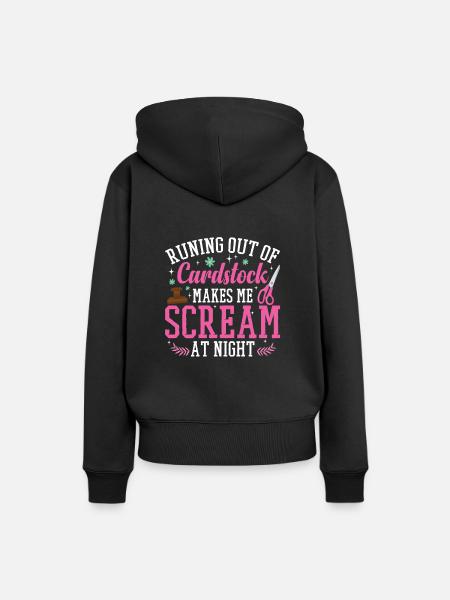 Cardmaker Scrapbooking-kartenherstellungssets Für - Frauen Premium Bio Hoodie - Schwarz