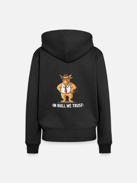 Börsenhändler, Forex-händler, Anlegerhandel - Frauen Premium Bio Hoodie - Schwarz