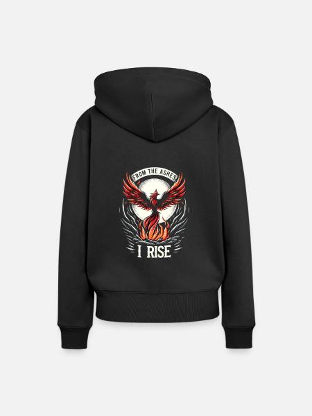 Schlaganfall-überlebende Schlaganfall-bewusstsein - Frauen Premium Bio Hoodie - Schwarz