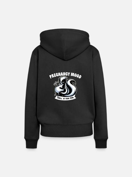 Schwangerschaftsankündigung „mutterschaft Werdende - Frauen Premium Bio Hoodie - Schwarz