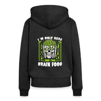 Horrorfilm-fan Zombie-horror Klassischer - Frauen Premium Bio Hoodie - Schwarz - Hinten - Julia (174cm)
